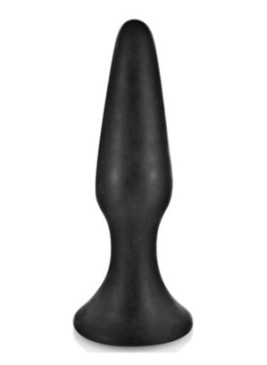 Plug anal noir 12.5cm avec ventouse - CC5700402010